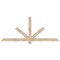 Ekena Millwork Kennewick Smooth Timber Gable Bracket, Douglas Fir, 72"W x 30"H x 1 1/2"D x 3 1/2"F, 10/12 Pitch GBW072X30X0204KEN00SDF - alternate 1